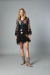 VESTIDO STEFANIA (NEGRO - CON PERLAS) - comprar online