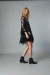 VESTIDO STEFANIA (NEGRO - CON PERLAS)
