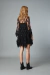 VESTIDO STEFANIA (NEGRO - CON PERLAS) - Buddha Clothing. Venta Mayorista.