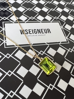 Peridoto Frame de Ouro Ponto de Luz na internet