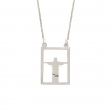 ESCAPULARY COPACABANA SIDEWALK WITH CHRIST SILVER - buy online