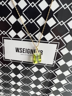 Peridoto Frame de Ouro Ponto de Luz - loja online