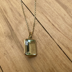 Aquamarine Frame de Ouro Ponto de Luz