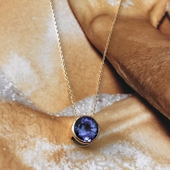 Tanzanita Ponto de Luz Redondo Ouro - buy online