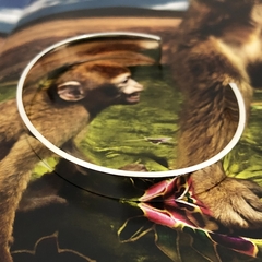 Bracelete Exclusivo Ajustável 100% Feito a Mão em Prata - comprar online