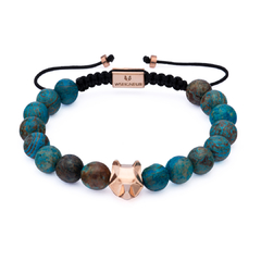 Bracelete Calcedônia Cabeça de Lobo Prata - W.SEIGNEUR Exclusividade e amor em cada detalhe