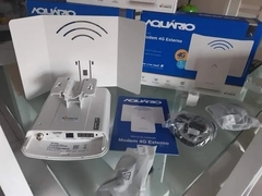 Combo Router 4g Aquario Cpe-4000 Con Mástil Y Cable Red 5 M - HandCell
