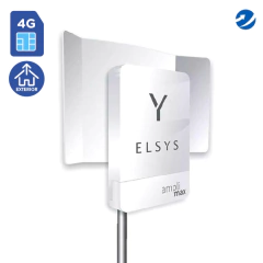 Elsys Amplimax con modem wifi mesh, cable de red 20 metros y mástil - comprar online