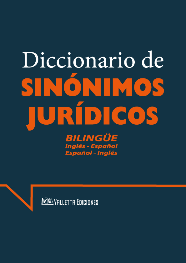 Diccionario De Sinónimos Jurídicos Bilingüe