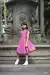 Vestido Amarração Midi Tsuru Pink - comprar online