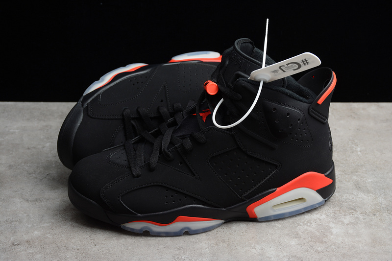 nike air jordan retro 6 black infrared