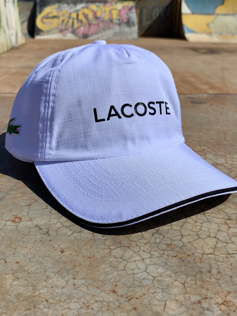 Boné Lacoste Sport Branco - Coust Store - Vem no Certo