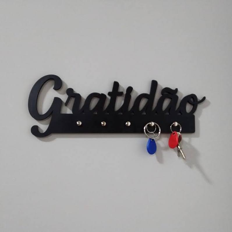 Porta Chaves Gratidão