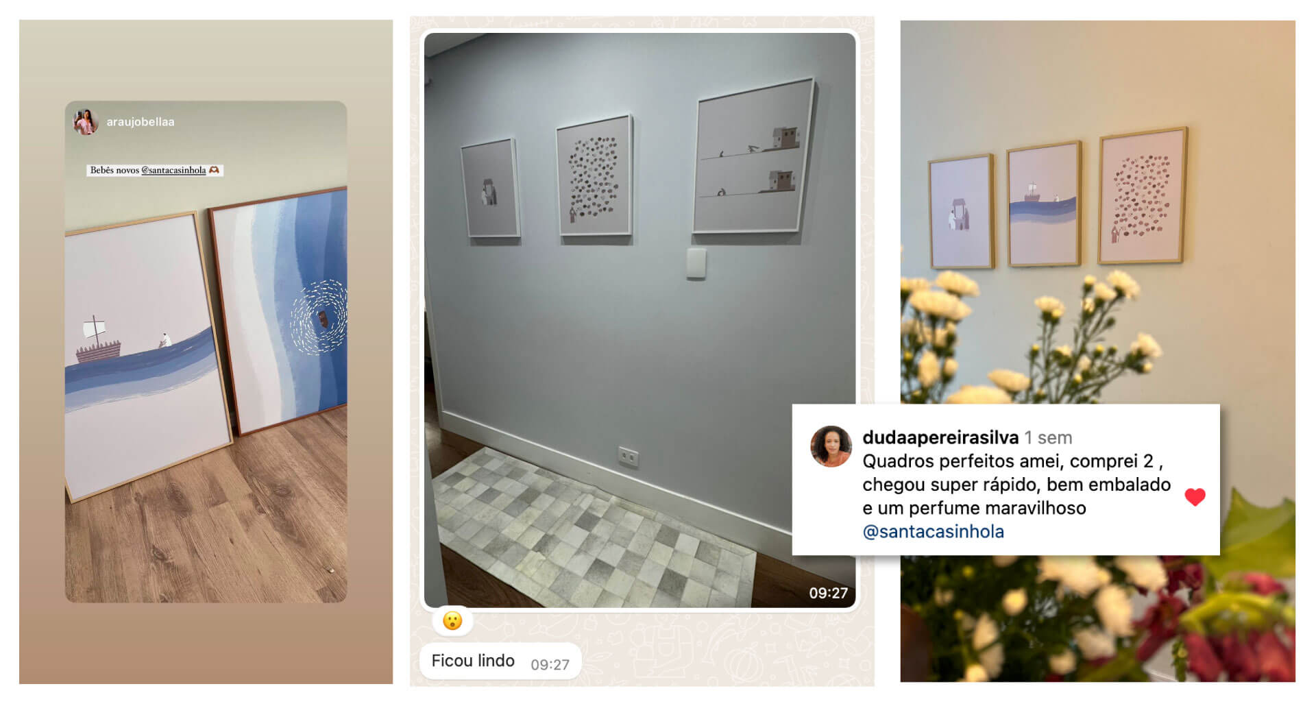 quadro grande com mensagem biblica para decorar sala de estar 