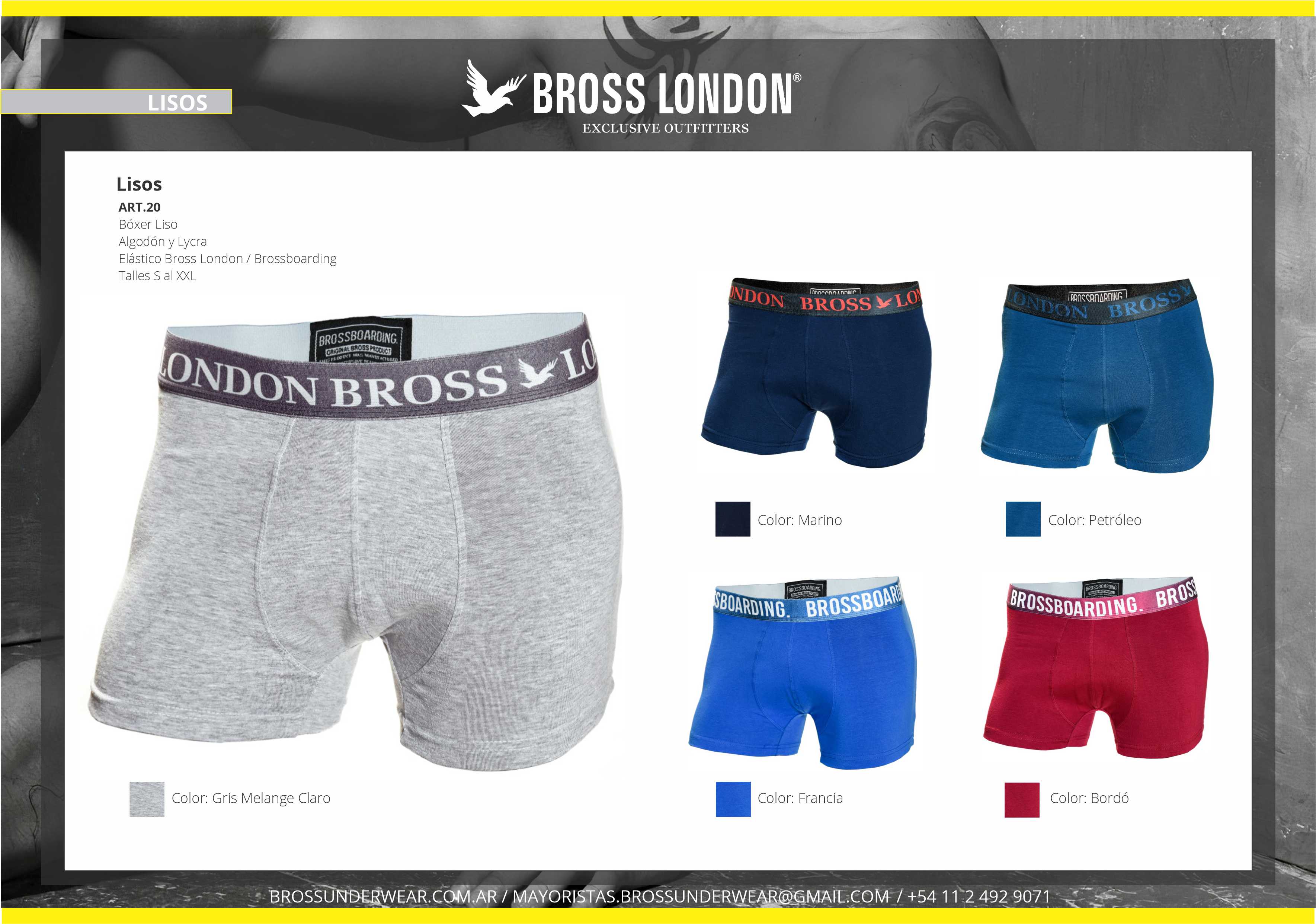 Tienda Online de Bross Underwear - Mayoristas