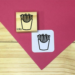 CARIMBO BATATA (LANCHE) 3X3 CM A80