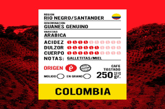 Café Colombia Guanes Genuino en Dark Cafe