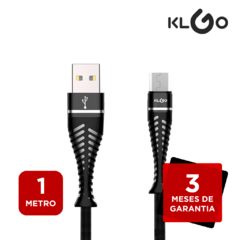 CABO MICRO USB 1M S23 - PRETO - KLGO - comprar online