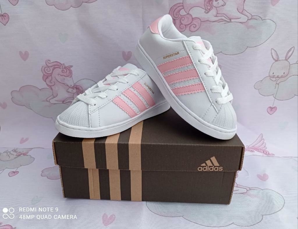 Tênis Adidas Super Star Feminino Infantil