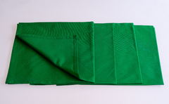 Guardanapo tecido tricoline 100% Algodão com estampa lisa no verde