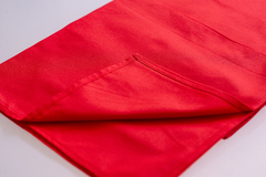 Guardanapo tecido tricoline 100% algodão com estampa lisa no vermelho na internet