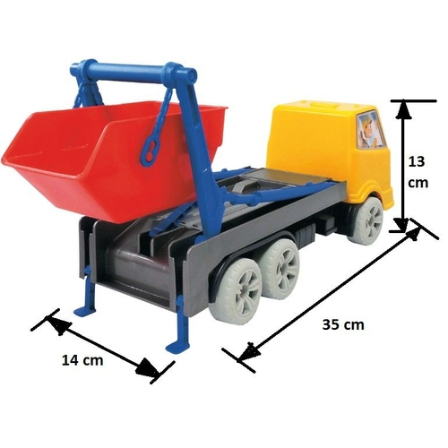 Brinquedo Caminhão Papa Entulho - GGBPLAST - Dokassa Distribuidora