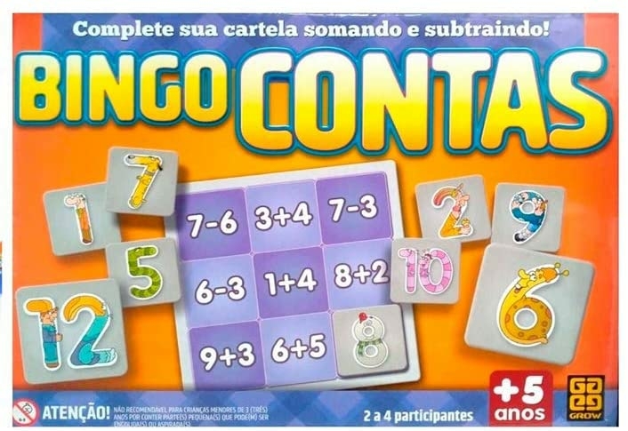 Jogo Bingo Contas - Loja Grow