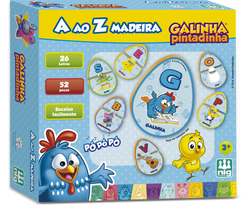 GALINHA PINTADINHA-JOGO EDUCATIVO A AO Z-Nig