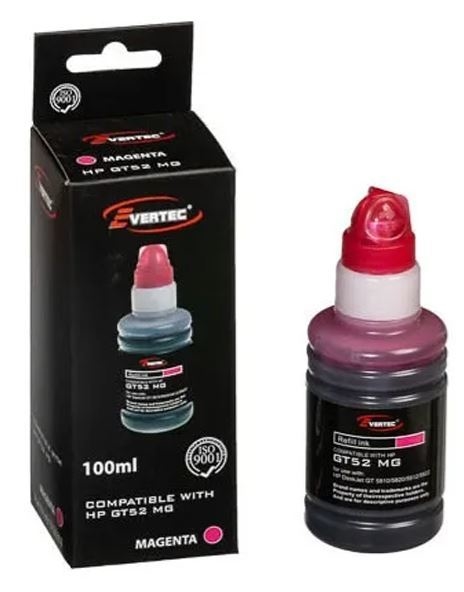 TINTA ALTERNATIVA HP GT52 MAGENTA 100 ML EVERTEC