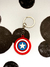 Llavero super heroe CAPITAN AMERICA LOGO