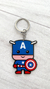 Llavero super heroe CAPITAN AMERICA SMOOTH