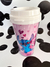 Vaso cafe STITCH Y SU NOVIA ENAMORADOS