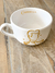 Tazon cuadrado PRINCIPE CENICIENTA GOLD WHITE