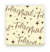 Transfer para Chocolate - Folha (21x30cm) - Feliz Natal - comprar online