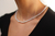 Collar de piedras naturales -piedra luna- - comprar online