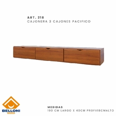 Cama 0.80 + 3 Cajones Madera Maciza - comprar online