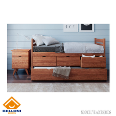 CAMA SUPERIOR PACIFICO CON 3 CAJONES Y CAMA CARRO - Belloni Hogar