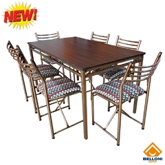 Juego comedor Barsu Bronce