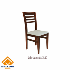 JUEGO COMEDOR MACIZO CUADRADO - Belloni Hogar