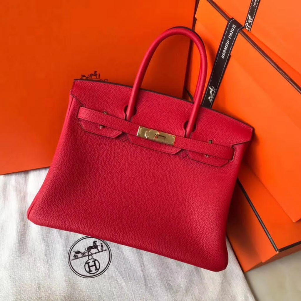 red birkin bolsa price