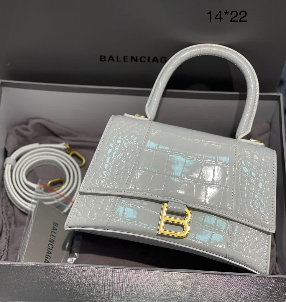 silver balenciaga bolsa