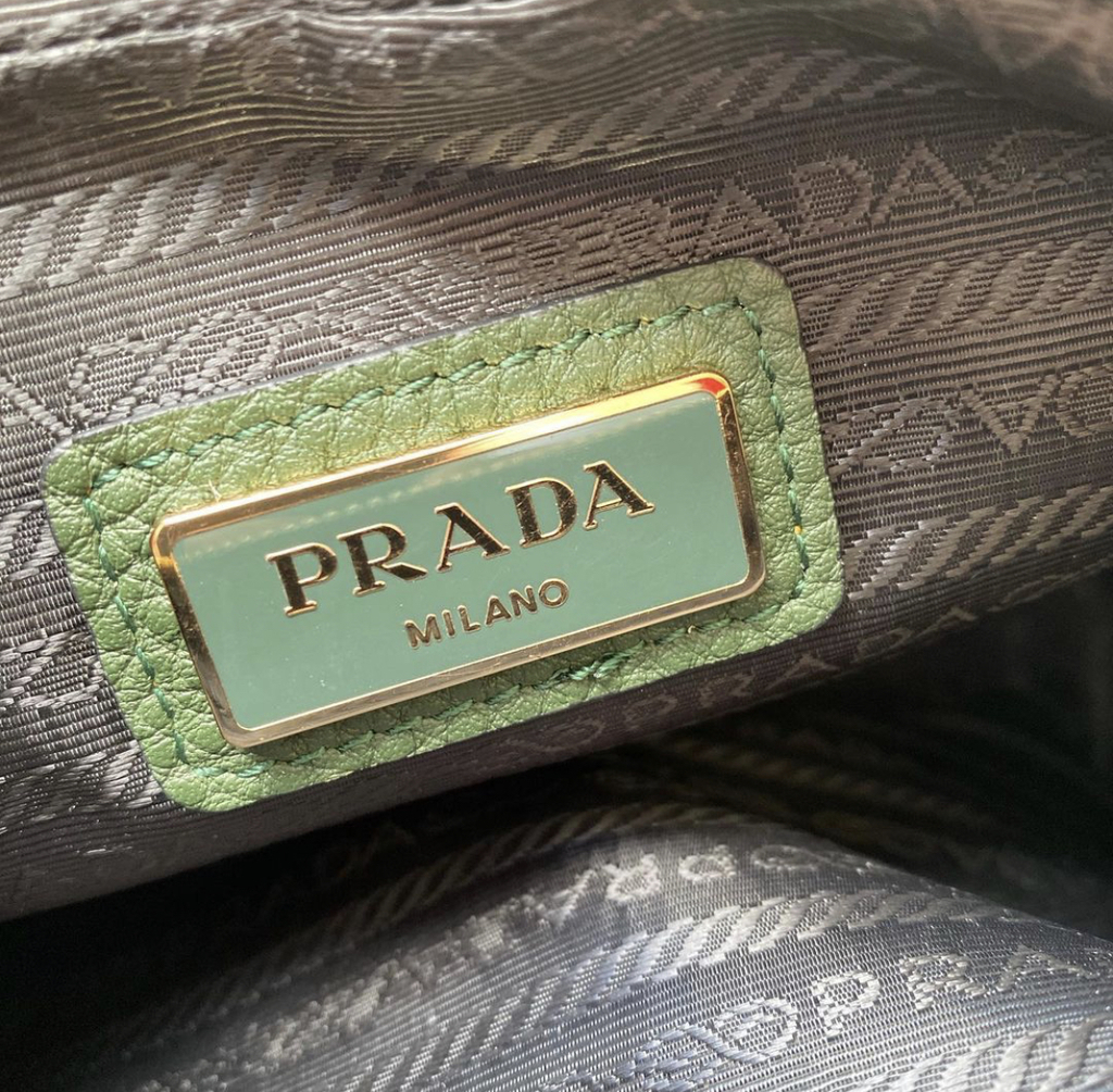 prada milano green bolsa