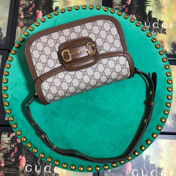 gucci small 1955 horsebit shoulder bolsa