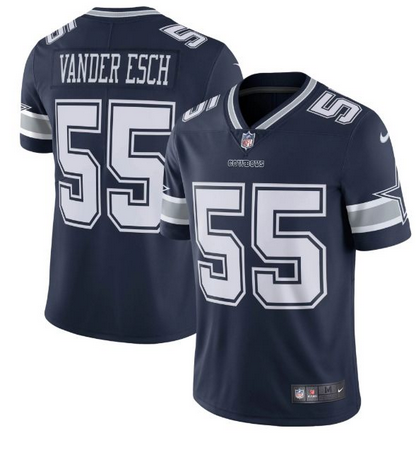 Men's Nike Navy Dallas Cowboys Custom Game Jersey