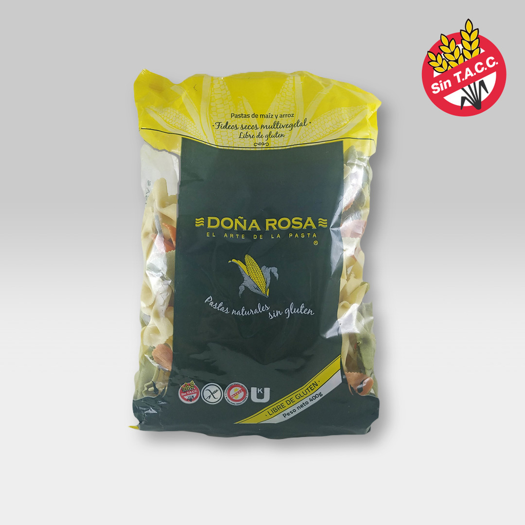 FIDEOS DOÑA ROSA MOÑOS MULTIVEGETAL X 500 GRS - SIN TACC