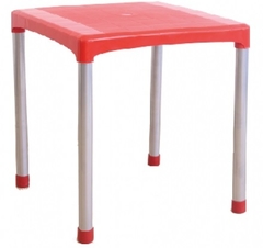 MESA CUADRADA PATAS DE CAÑO