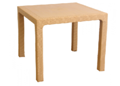 MESA SIMIL RATAN 90x90 ALTA en internet