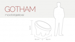 SILLON DE UN CUERPO GOTHAM - comprar online
