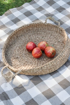 BANDEJA DE MIMBRE - Deco Garden 