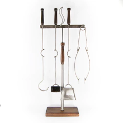 Juego x5 piezas para asador